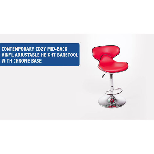 Claudine swivel adjustable height bar stool discount